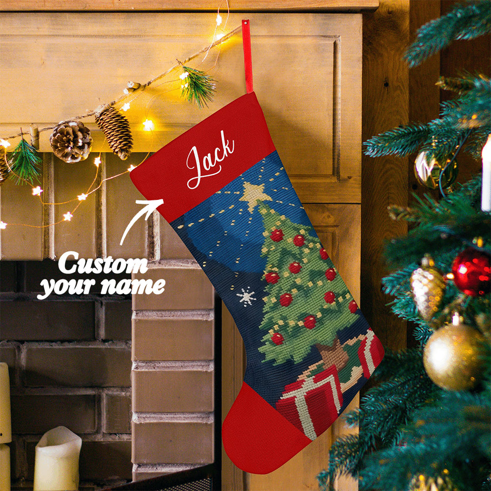 Personalized Christmas Stockings Custom Name Christmas Stocking