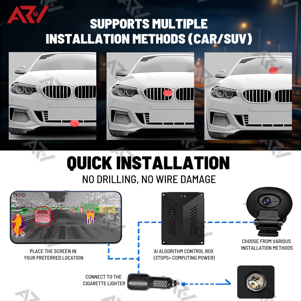 [UNIVERSAL] Airayvis CT-1 Thermal infrared Vehicle assistance System