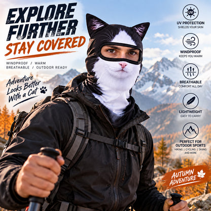 Funny Animal Print Face Covering Lightweight Outdoor Mask for Cycling Hiking and Sports