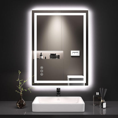 Anti-Fog LED Touch Smart Bathroom Mirror - Airayvis