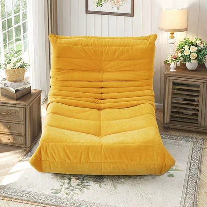 Comfy Armless Bean Bag Floor Sofa – Soft Lounge Chair for Teens & Adults