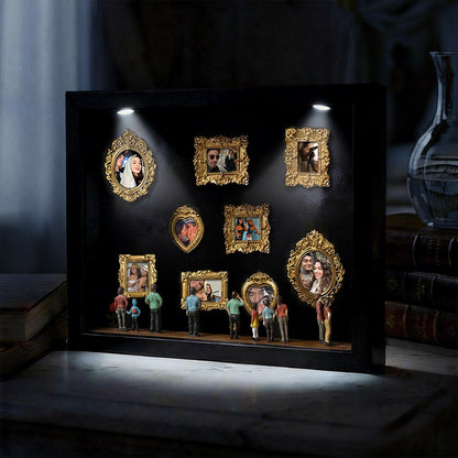 With Spot Lights : Museum of Us Black Frame Personalized Couples Gift for Her Cute Miniature Museum Gifts