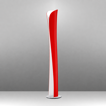 Cadmo LED Floor Lamp | Sculptural Indirect & Direct Light Red | Airayvis