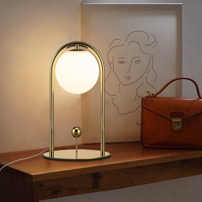 Minimalist Cream Bedside Table Lamp