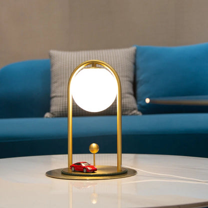 Minimalist Cream Bedside Table Lamp
