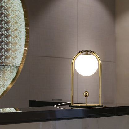 Minimalist Cream Bedside Table Lamp
