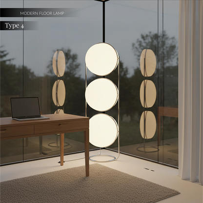 Modernes Design LED Ball Floor Lamp Illuminating Home Decor