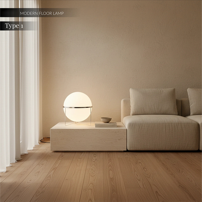 Modernes Design LED Ball Floor Lamp Illuminating Home Decor