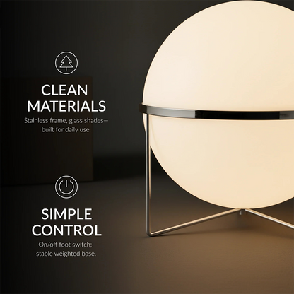 Modernes Design LED Ball Floor Lamp Illuminating Home Decor