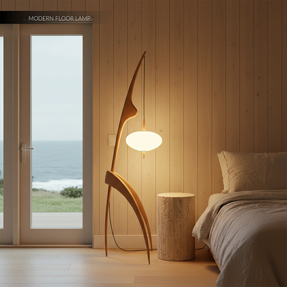 Creative Mantis Light Minimalist Vintage Fishing Standing Light Simple Luxury Night Lamp