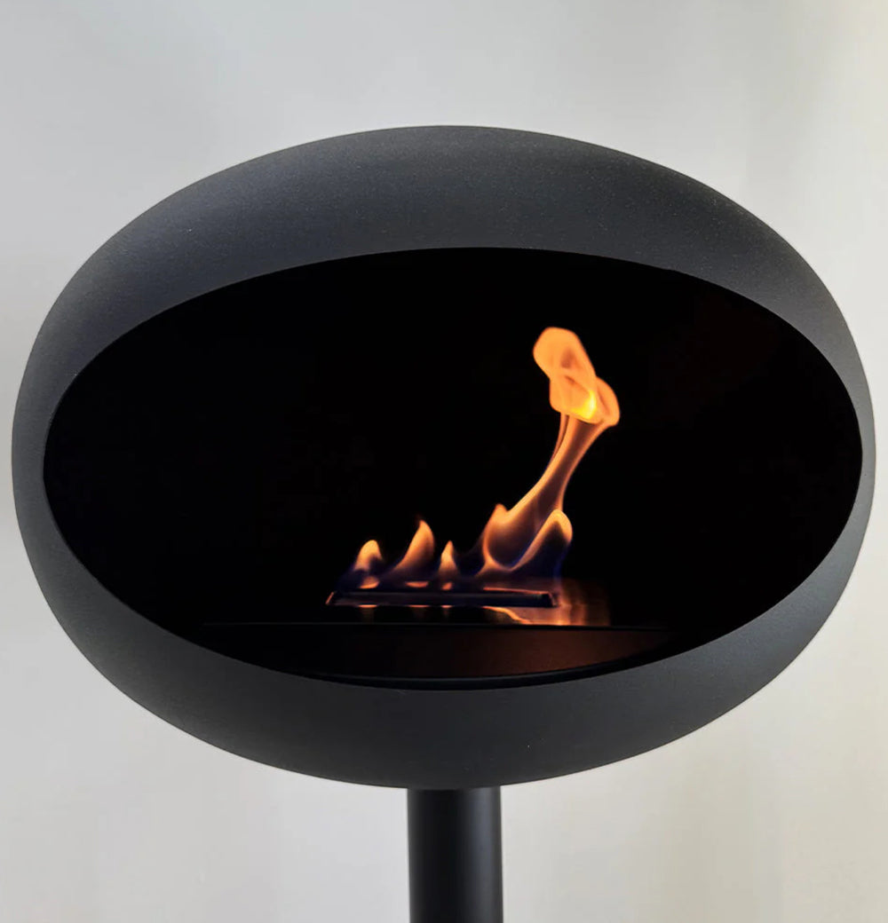 Minimalist Bio-Ethanol Fireplace for Smoke-Free Luxury Living