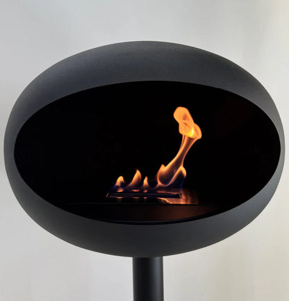 Minimalist Bio-Ethanol Fireplace for Smoke-Free Luxury Living