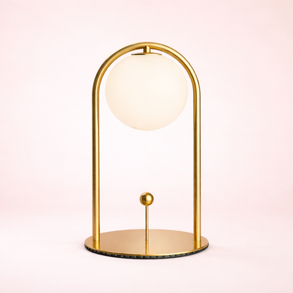 Minimalist Cream Table Lamp - Warm LED Bedside Light - Airayvis