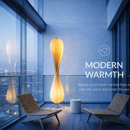 Modern Twist Floor Lamp