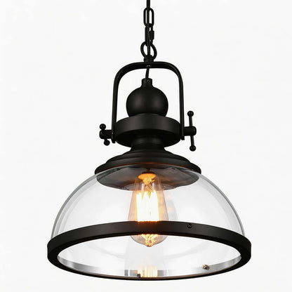 Clear Glass Pendant Lighting Retro Industrial Ceiling Light - product image 9