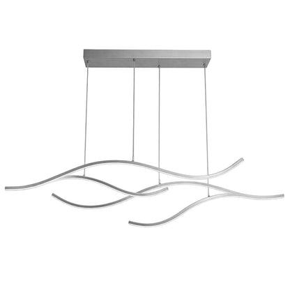 Curved LED Pendant Light Wavy LED Metal Ceiling Light - product image 17
