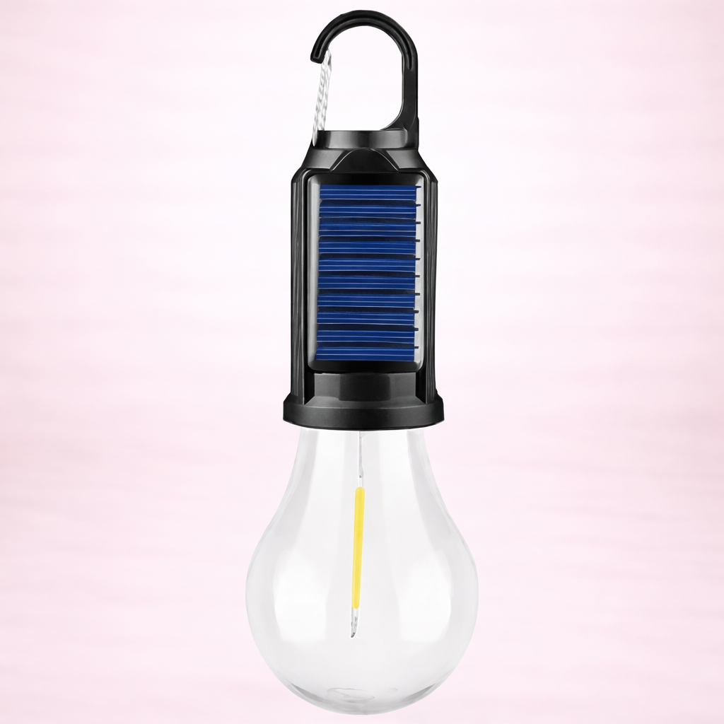 Round Solar Light Bulb Rechargeable for Home & Outdoor - Airayvis