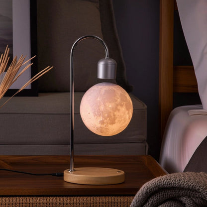 Levitating Wireless Charger Moon Lamp