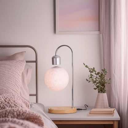 Levitating Wireless Charger Moon Lamp