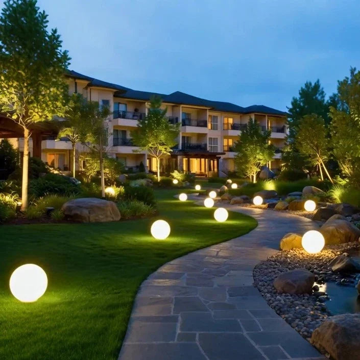 Spherical LED Garden Light - gallery image 16