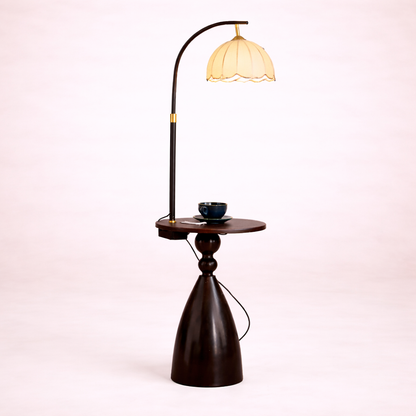 Vintage Lotus Shape Wabi Sabi Floor Lamp- Airayvis