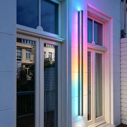 Outdoor Strip Wall Light Black Linear LED Integrated Light - product image 17