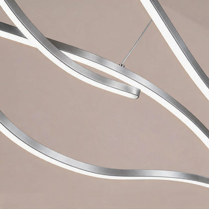 Curved LED Pendant Light Wavy LED Metal Ceiling Light - product image 16