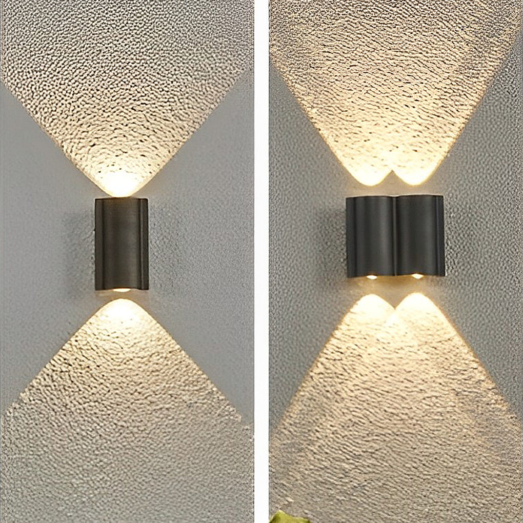 Up and down Outdoor Wall Lights Modern Wave-Shaped LED Light - product image 10