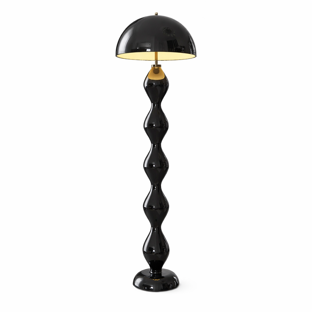 Cream Style Mushroom Floor Lamp Sculptural 3-Color LED Floor Light