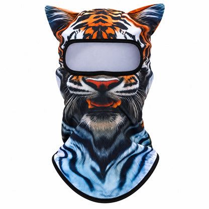 Funny Animal Print Face Covering Lightweight Outdoor Mask for Cycling Hiking and Sports