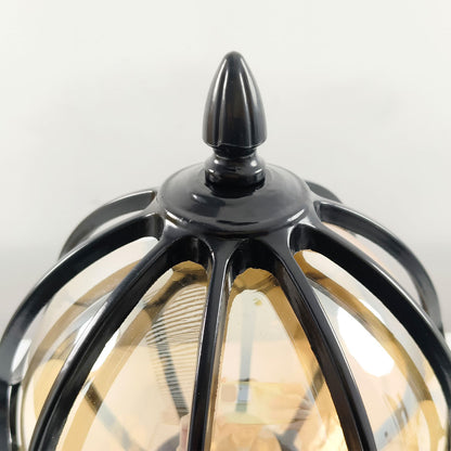 Outdoor Globe Pillar Lights Retro Glass Globe Copper Fence Post Light - product image 10