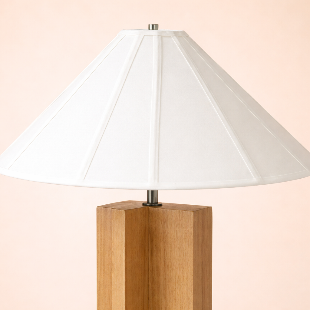 Natural Wood Floor Lamp Minimalist Wooden Floor Light