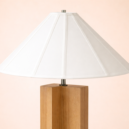 Natural Wood Floor Lamp Minimalist Wooden Floor Light