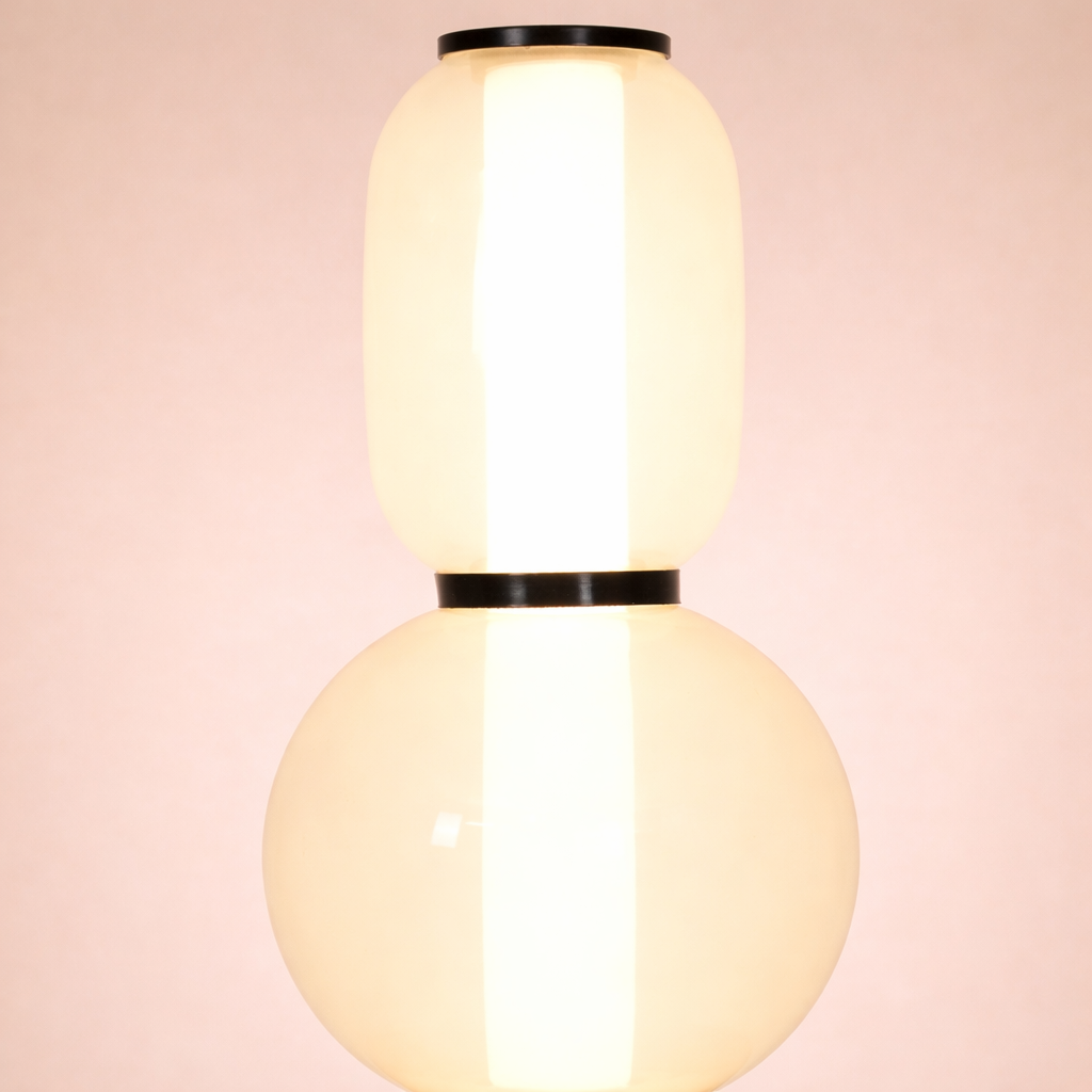 Modern Candy Stacked Glass Floor Lamp