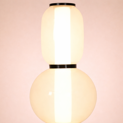 Modern Candy Stacked Glass Floor Lamp