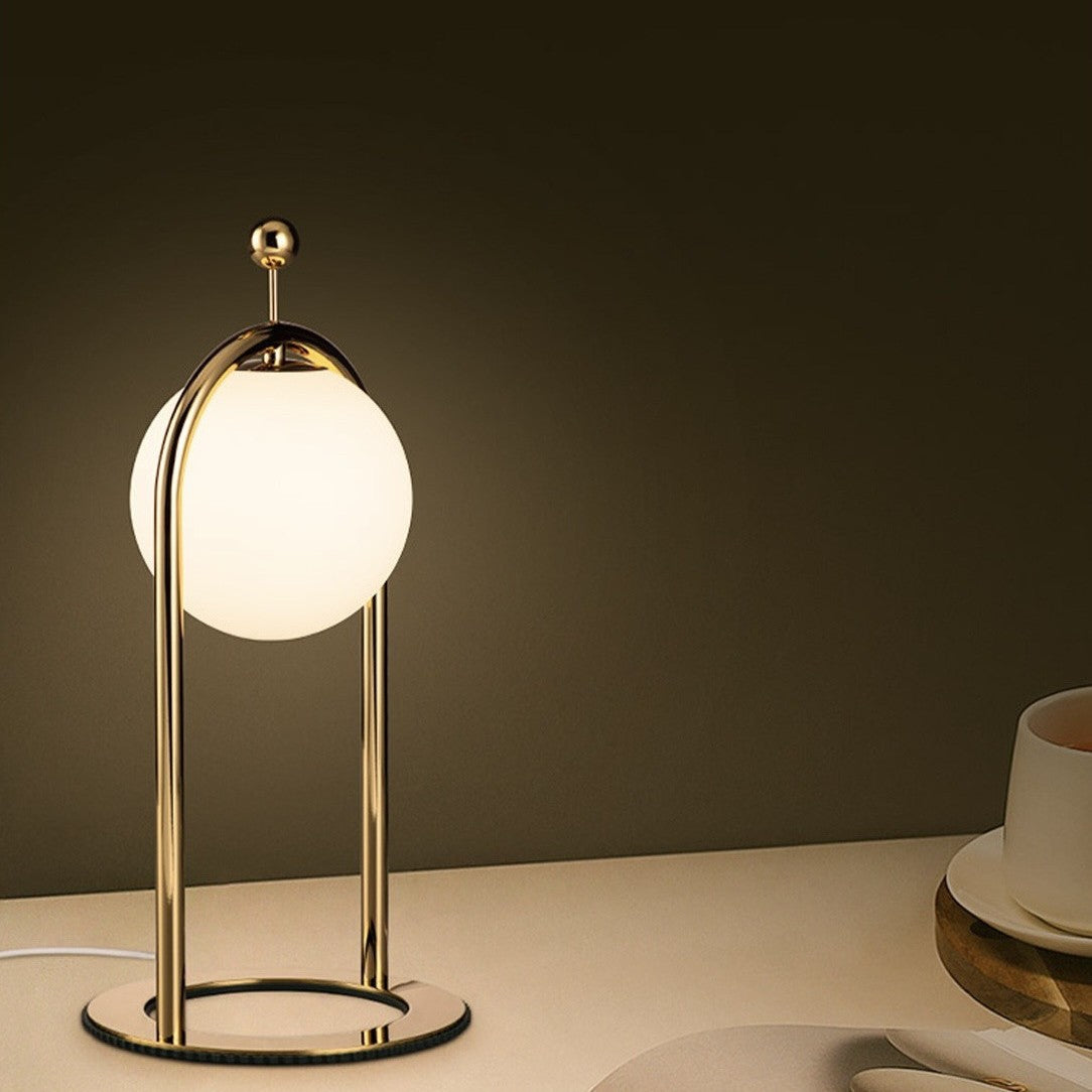 Minimalist Cream Bedside Table Lamp