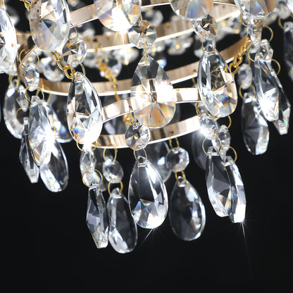 Luxury Gold Crystal Chandelier Ceiling Light