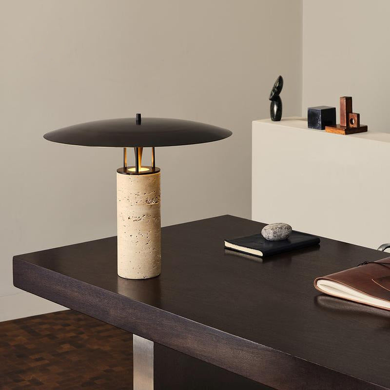 Nordic Postmodern Travertine Table Lamp