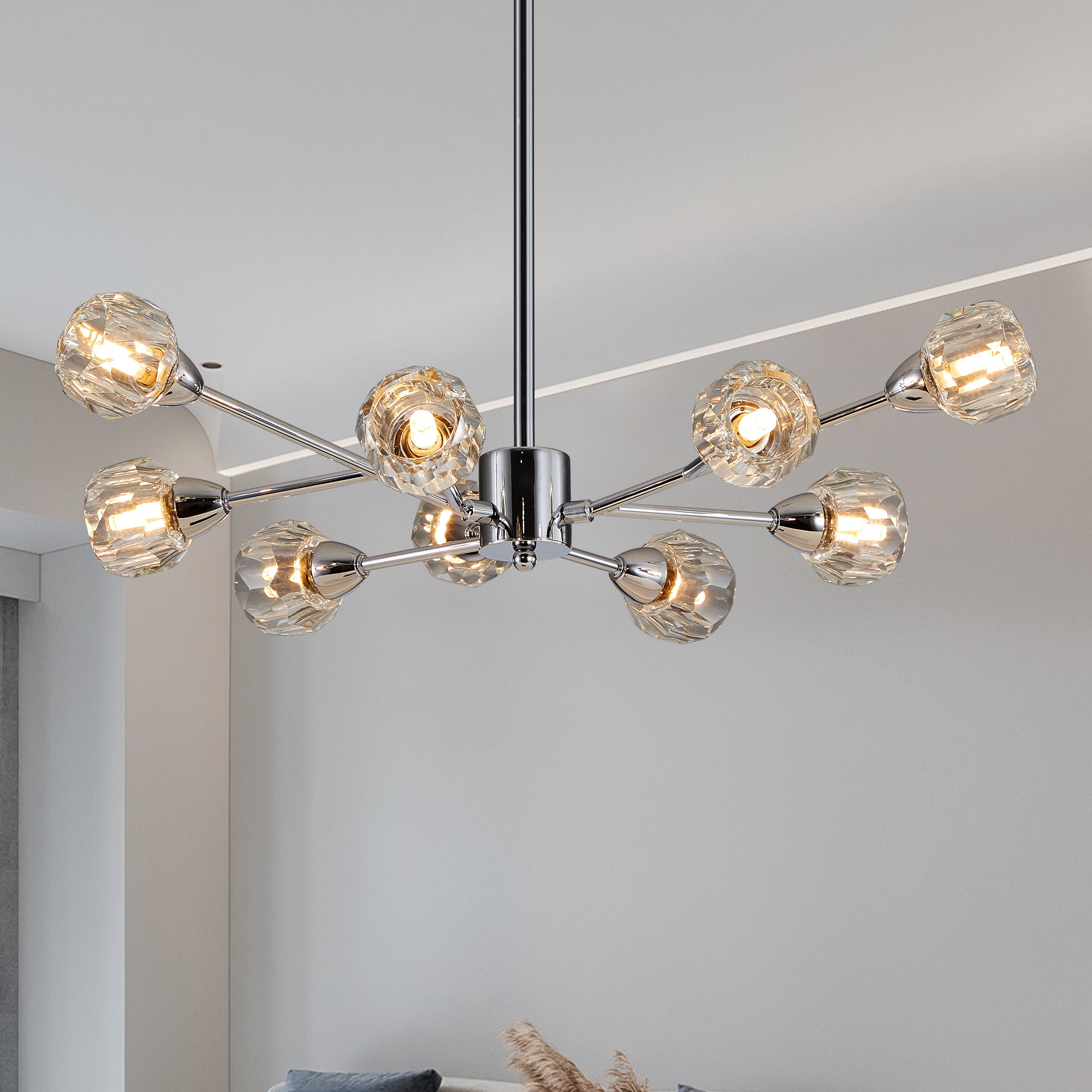 Modern Luxury Radiant Molecular Chandelier