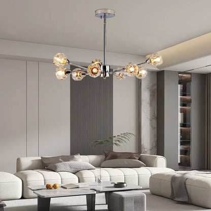 Modern Luxury Radiant Molecular Chandelier