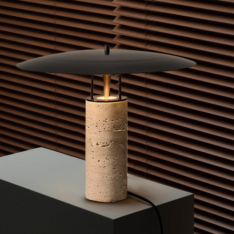Nordic Postmodern Travertine Table Lamp