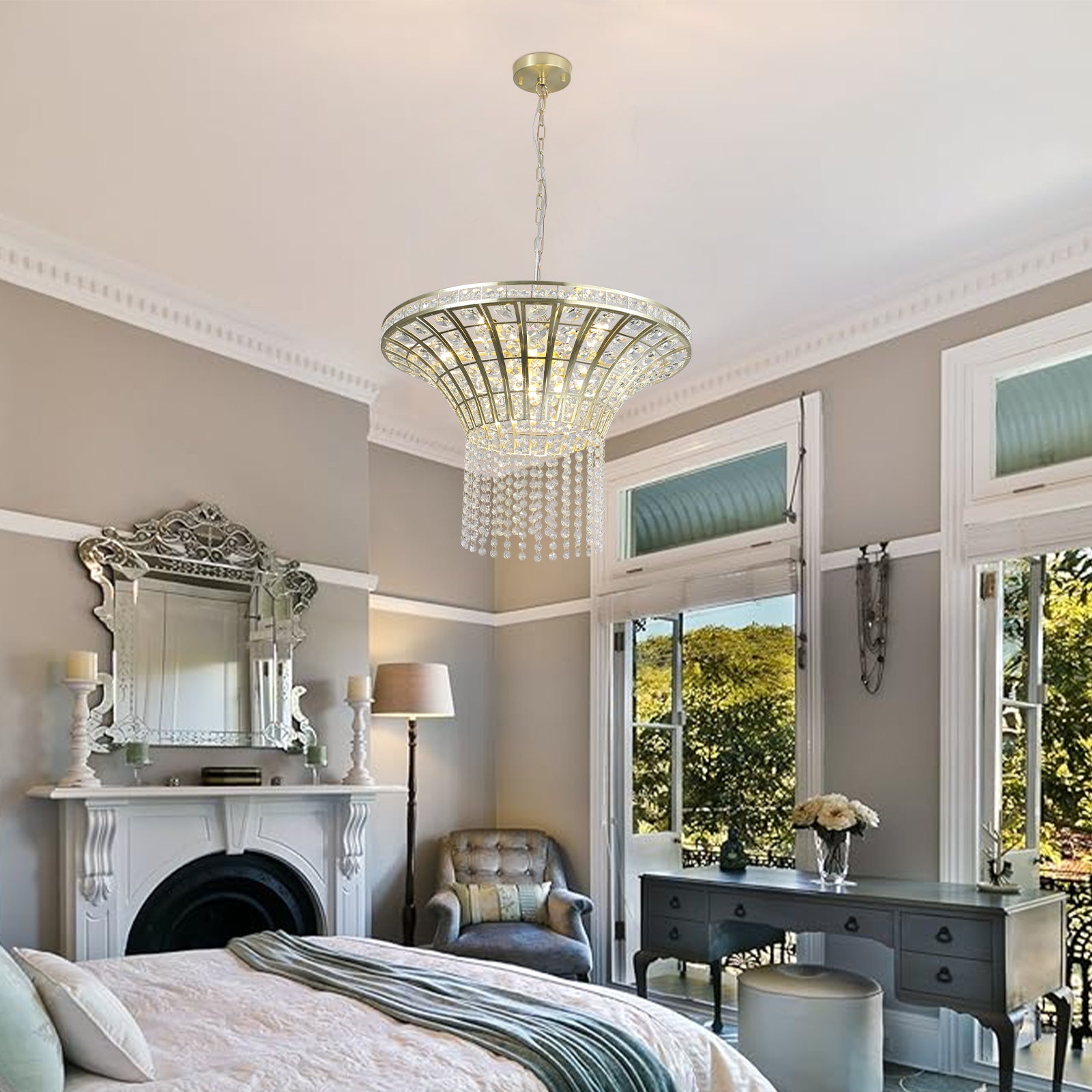 Modern Luxury Horn-Shaped Chandelier