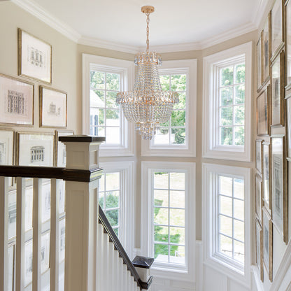 Luxury Gold Crystal Chandelier Ceiling Light