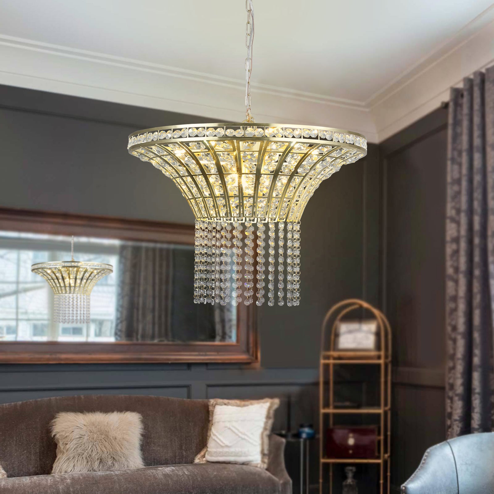 Modern Luxury Horn-Shaped Chandelier
