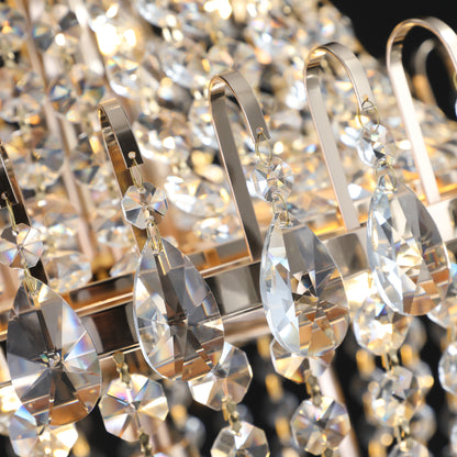 Luxury Gold Crystal Chandelier Ceiling Light
