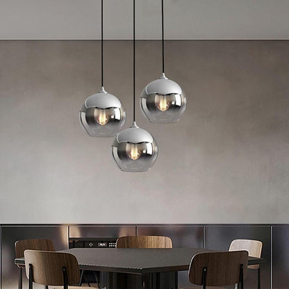 Glass Round Pendant Light Modern Single-Ball Ceiling Light - product image 5