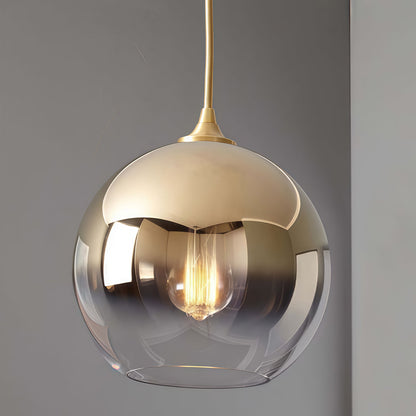 Glass Round Pendant Light Modern Single-Ball Ceiling Light - product image 14