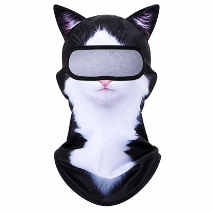 Funny Animal Print Face Covering Lightweight Outdoor Mask for Cycling Hiking and Sports
