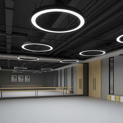 LED Pendant Ring Ceiling Light Modern Metal Acrylic Light - product image 9