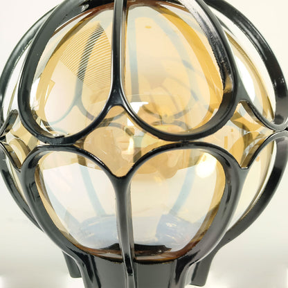 Outdoor Globe Pillar Lights Retro Glass Globe Copper Fence Post Light - product image 9
